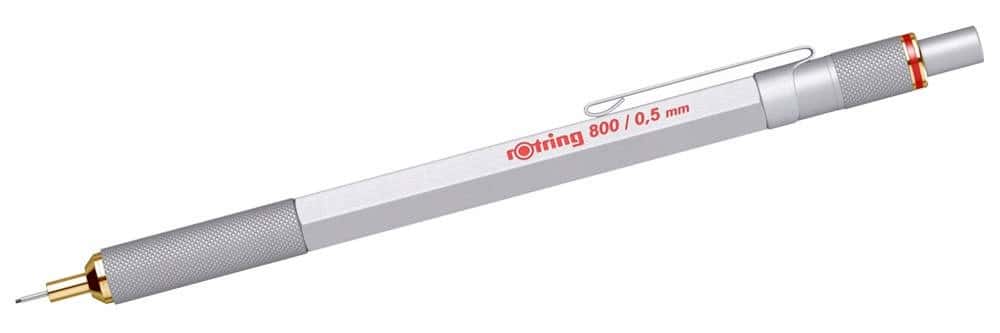 Rotring 800 Mechanical Pencil Silver 0.5 mm - Precision in every detail