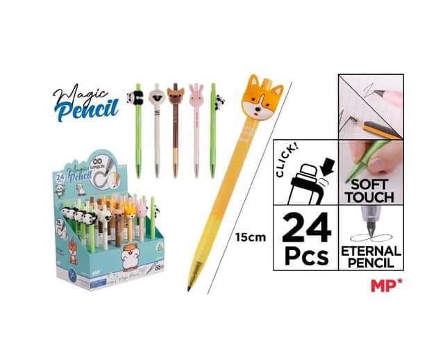 MP Main Paper Eternal Pencil Animals - 24 pieces of creative fun