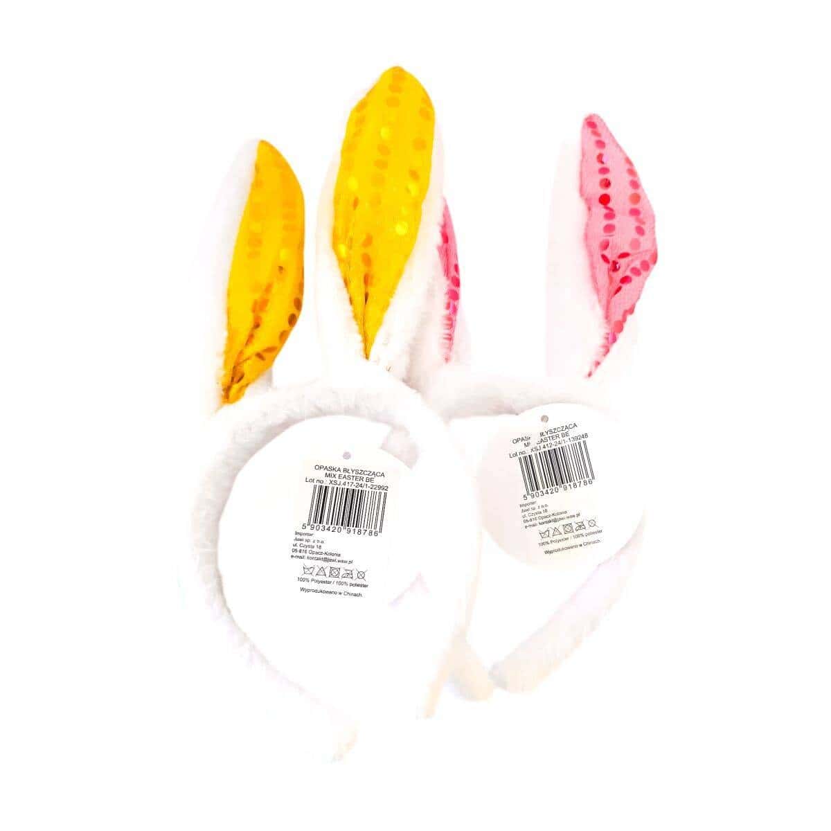 Headband Ears with Sequins - Shiny hair accessory