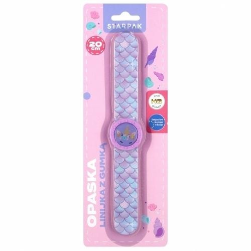 Starpak Ruler Wristband with Eraser Girl - perfect for school