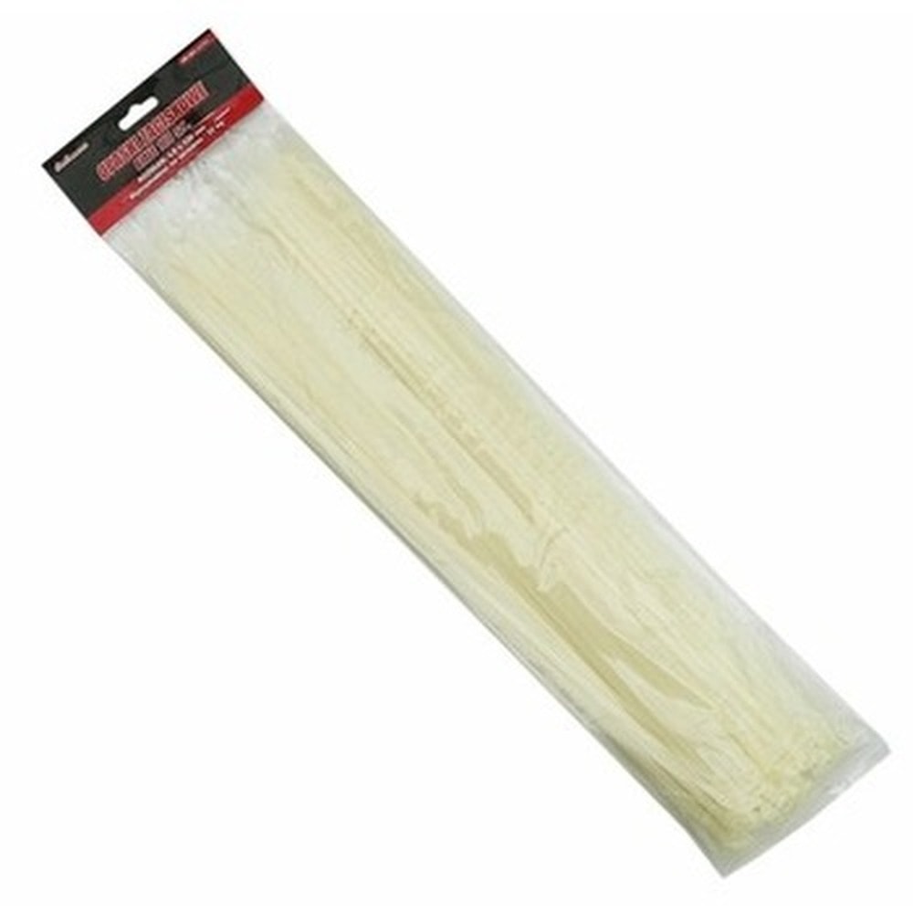 White cable ties 4.8 x 430 mm - 100 pieces set