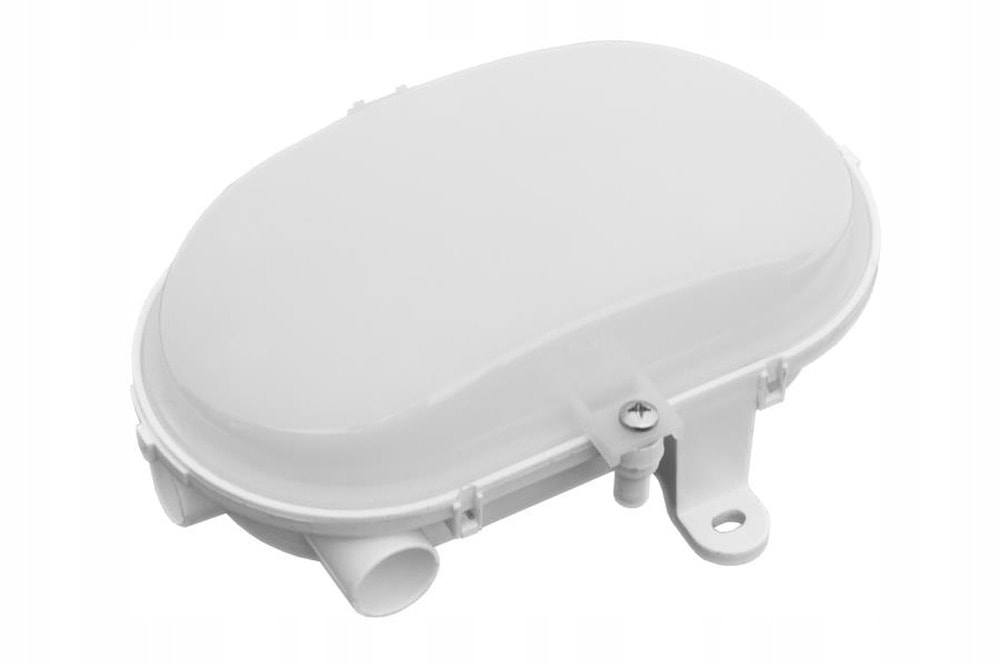 LED cellar light 10W oval with grid - reliable lighting