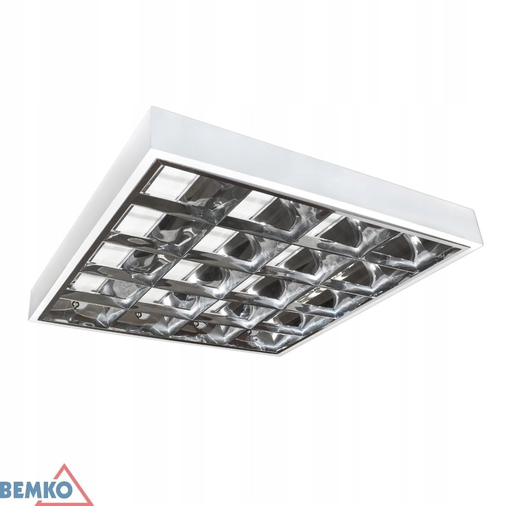 Raster luminaire 4x18W with diffuser - energy-efficient office lighting
