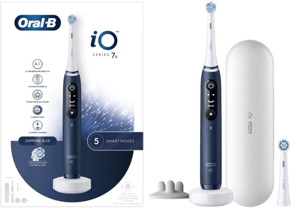 Oral-B iO 7S - Sonic toothbrush for adults - Feel the difference!