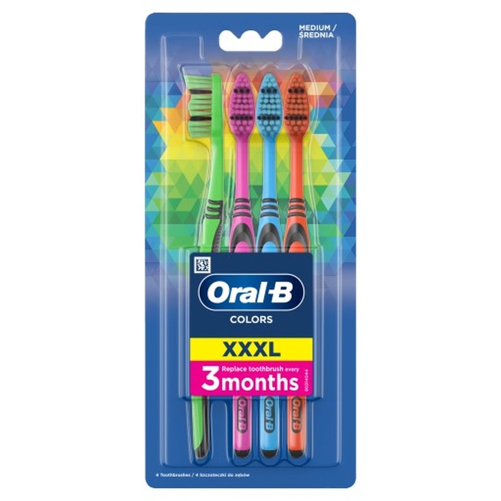 Oral-B Color Edition - Toothbrushes 4 pieces for the whole family