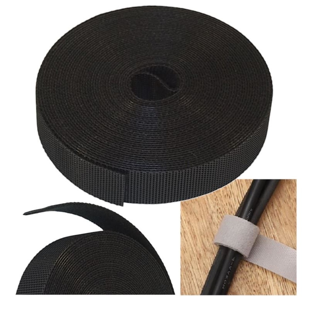 Cable organizer - Velcro 15x5CM black - ideal for organizing cables