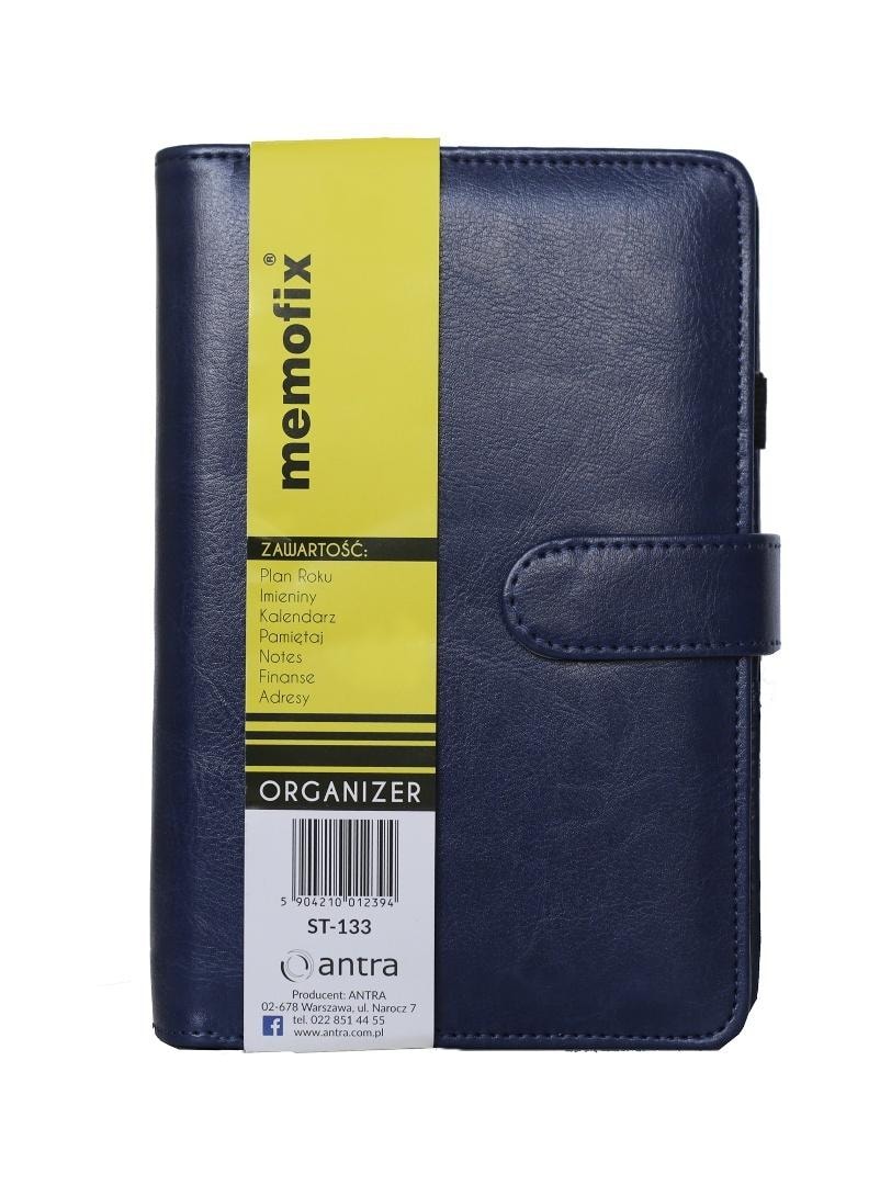 Memofix Organizer 2026 B6 ST navy - ideal for planning