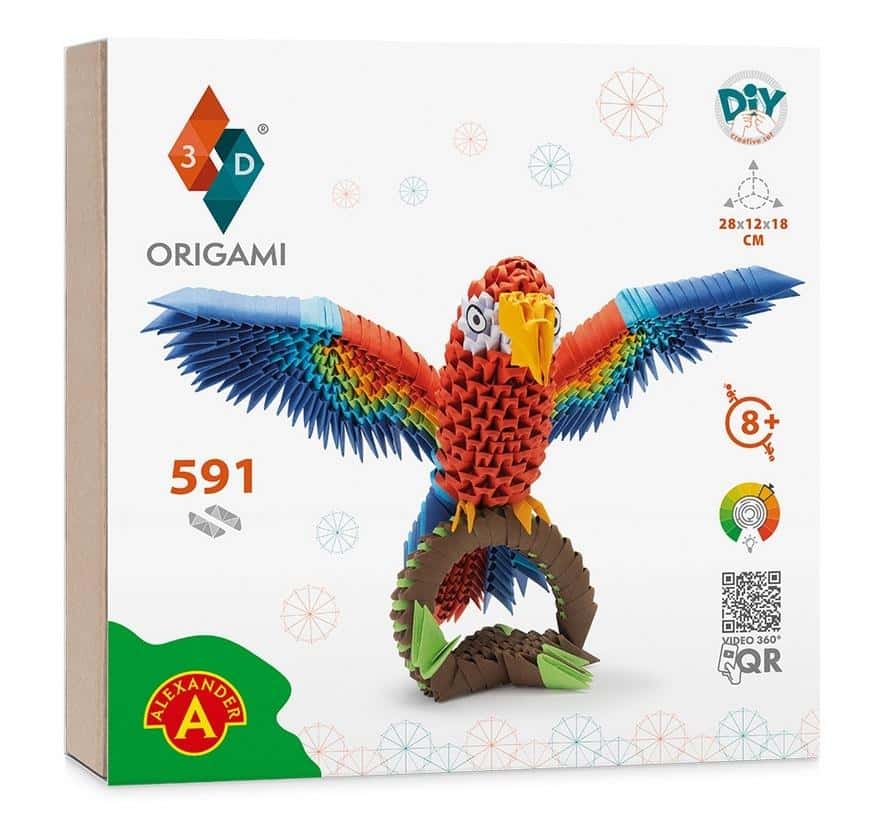 ALEXANDER Origami 3D Parrot - Creative assembly kit