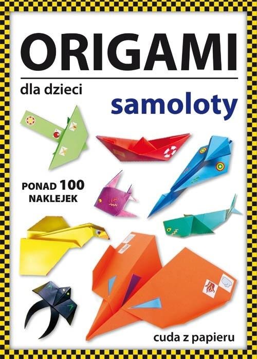 LITERAT Origami for children - Airplanes with stickers - creative fun