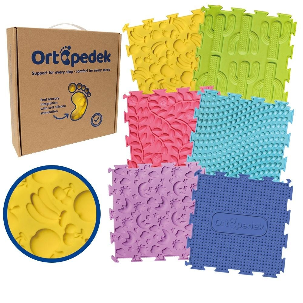 Ortopedek - Sensory mats 6 elements - support for child development