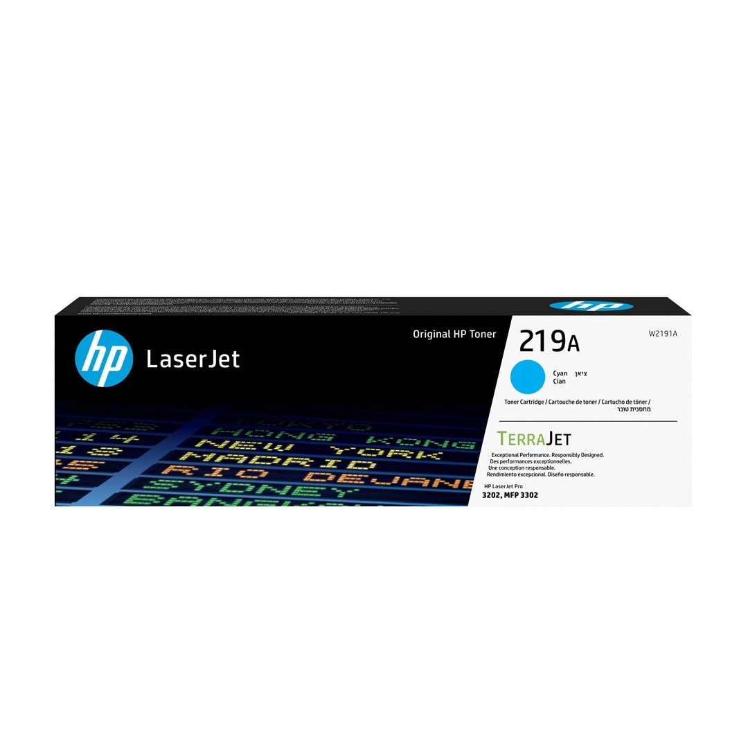 HP Genuine LaserJet 219A Cyan Toner - Professional Quality