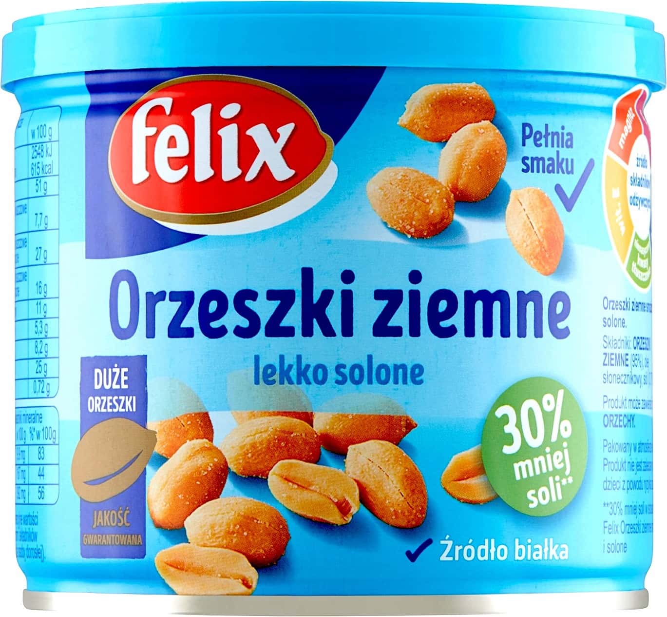 Felix Roasted Peanuts, Lightly Salted - perfect for snacking