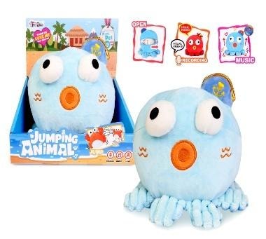Interactive jumping octopus with music - the ideal toy for your child!