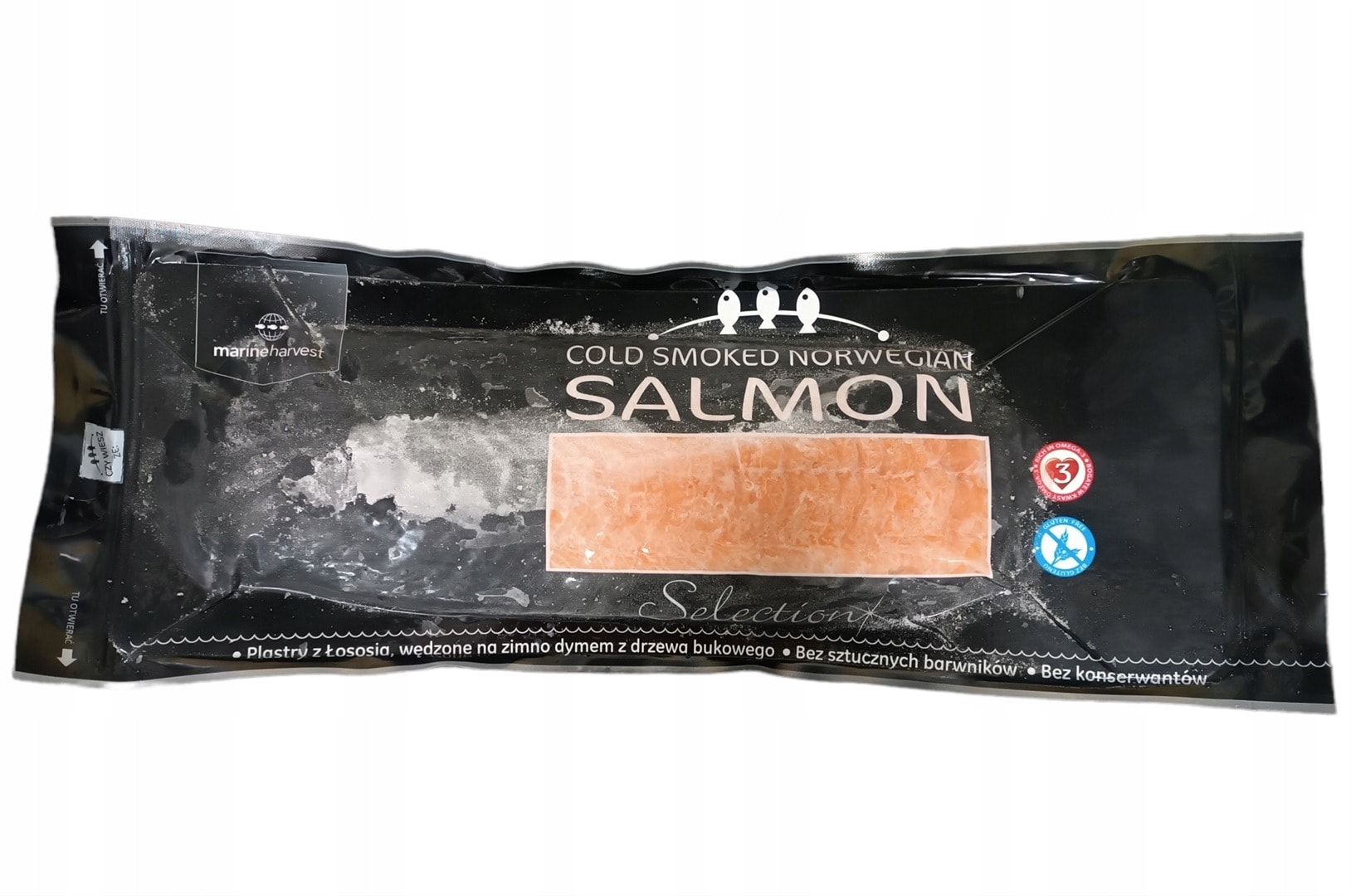 TGE Cold Smoked Salmon - Slices 1 kg, perfect for sandwiches