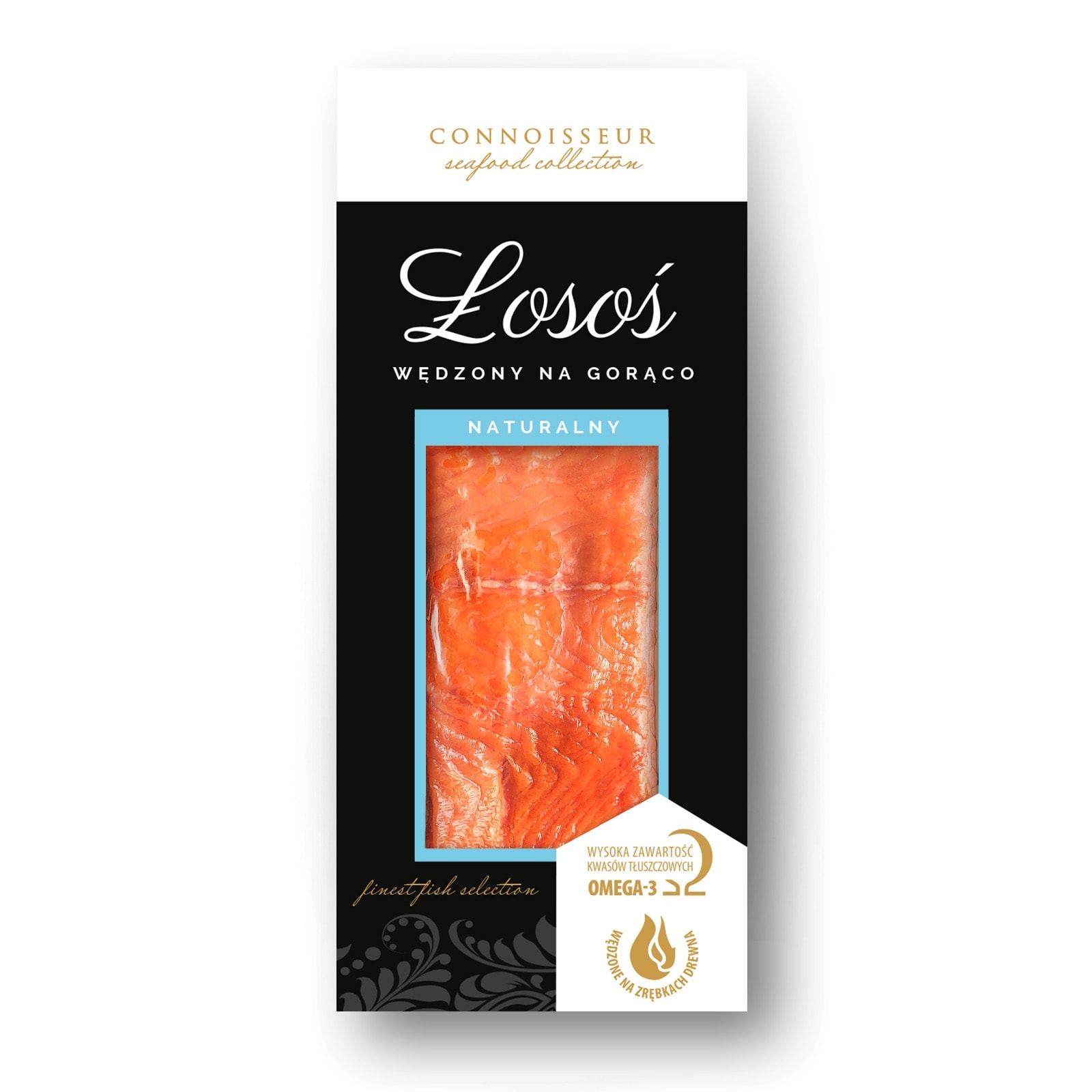 Conowego Naturally Smoked Salmon 125 g - delicate taste and smoky aroma