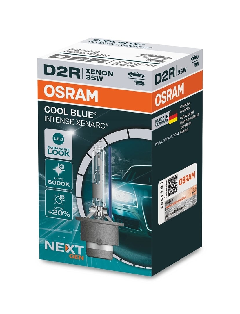 D2R 85V 35W Cool Blue Intense NextGen 6200K Bulb - Modern car lighting