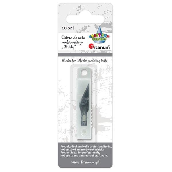 Titanum Replacement blades for hobby modelling knife 10 pieces