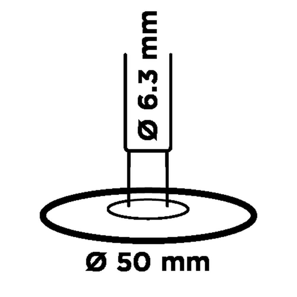 GRAPHTE Lawnmower blade sharpener 50 mm - take care of your blades!
