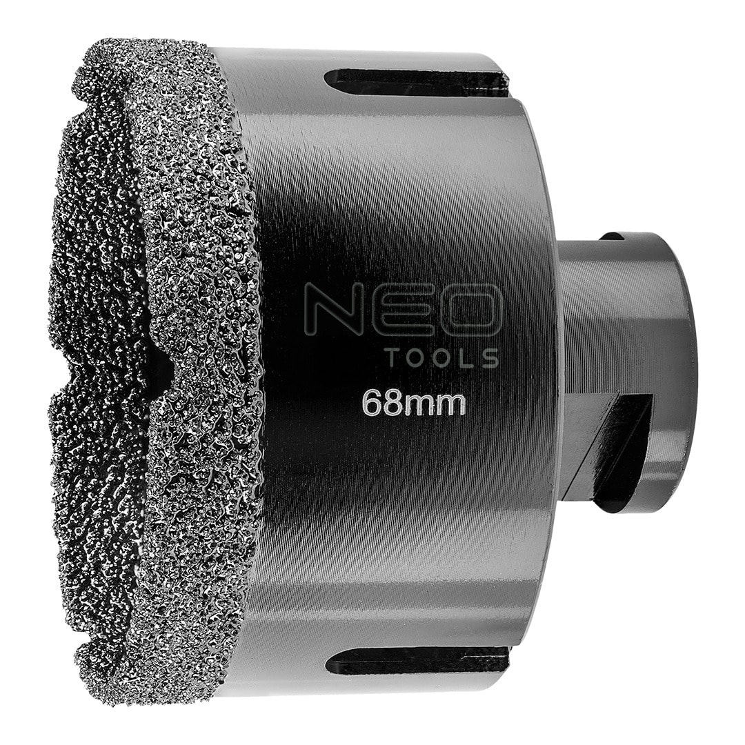 NEO TOOLS Diamond core drill bit 68 mm x M14 - for ceramics, stoneware, stone and concrete