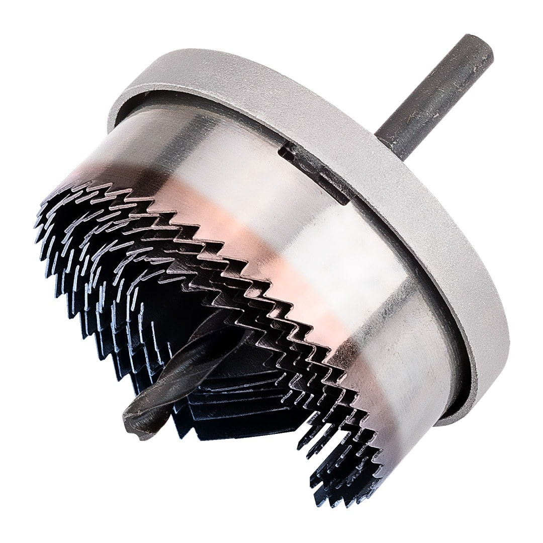 GRAPHITE Hole saws for wood 26-63 mm - set of 7 pieces with hardened teeth