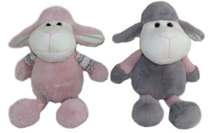 Decorative Sheep MIX Colors 19 cm - charming decoration for any interior