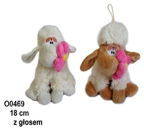 Sheep with voice 18cm MIX - interactive plush toy