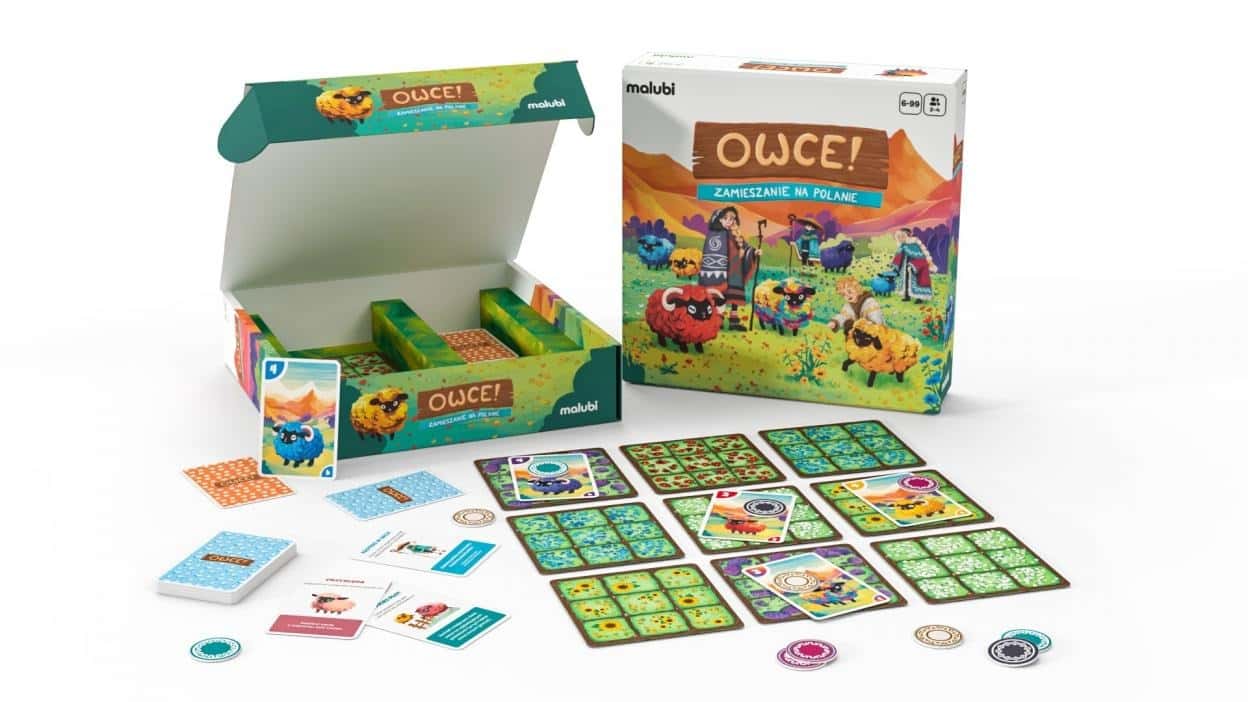 Malubi Sheep: Turmoil on the meadow - board game for family