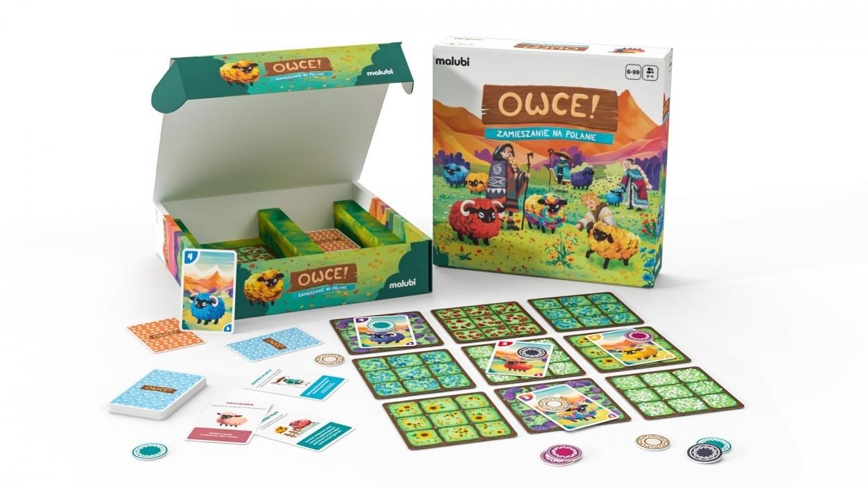 Malubi Sheep: Turmoil on the meadow - board game for family