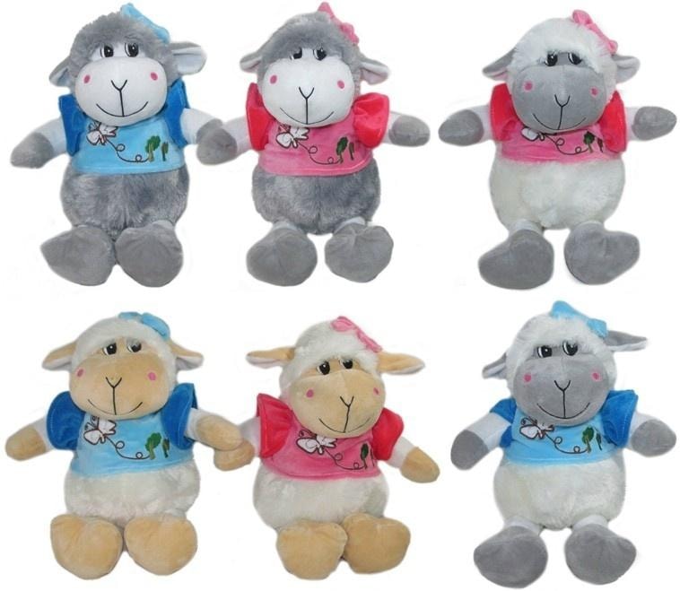 Sheep in t-shirt 25cm MIX - Cute plush toy for every child