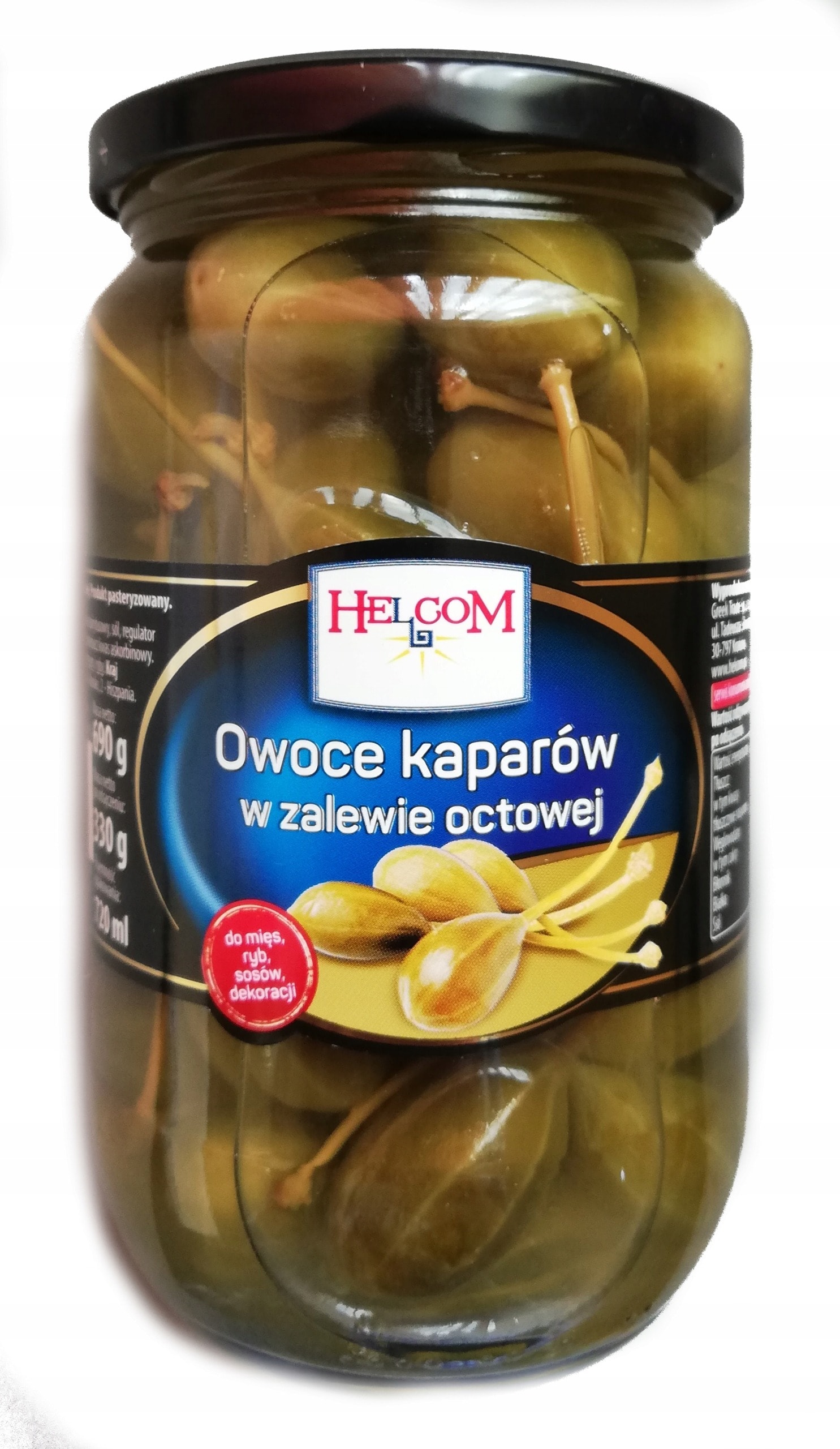 TGE Caper Berries with Stem 900g - perfect for salads