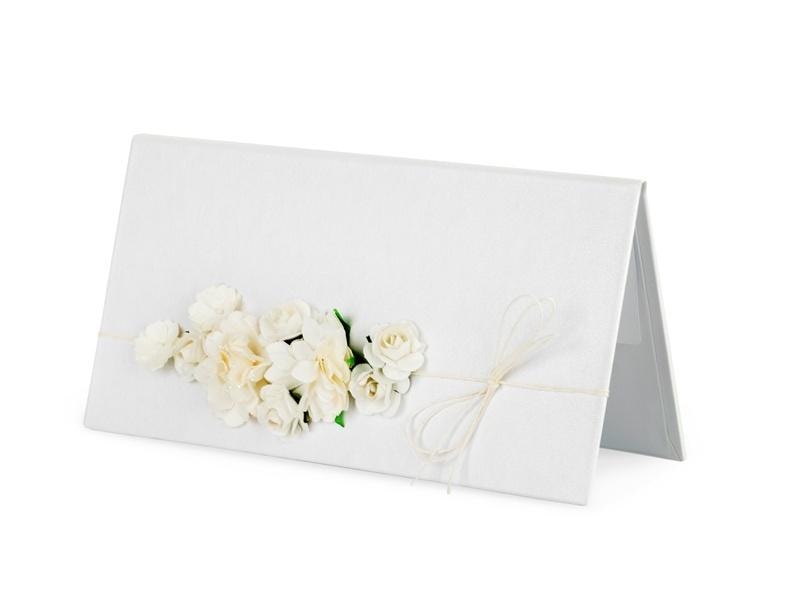 PartyDeco Decorative money envelope with flowers - perfect for a gift