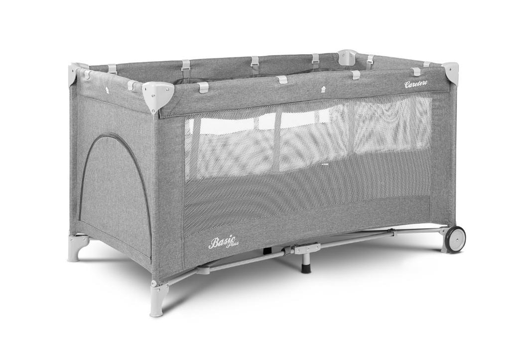 Caretero Basic - Graphite Travel Cot for Children