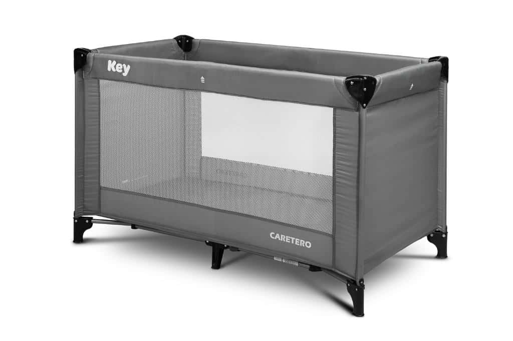 Caretero Key - Graphite travel cot ideal for travel