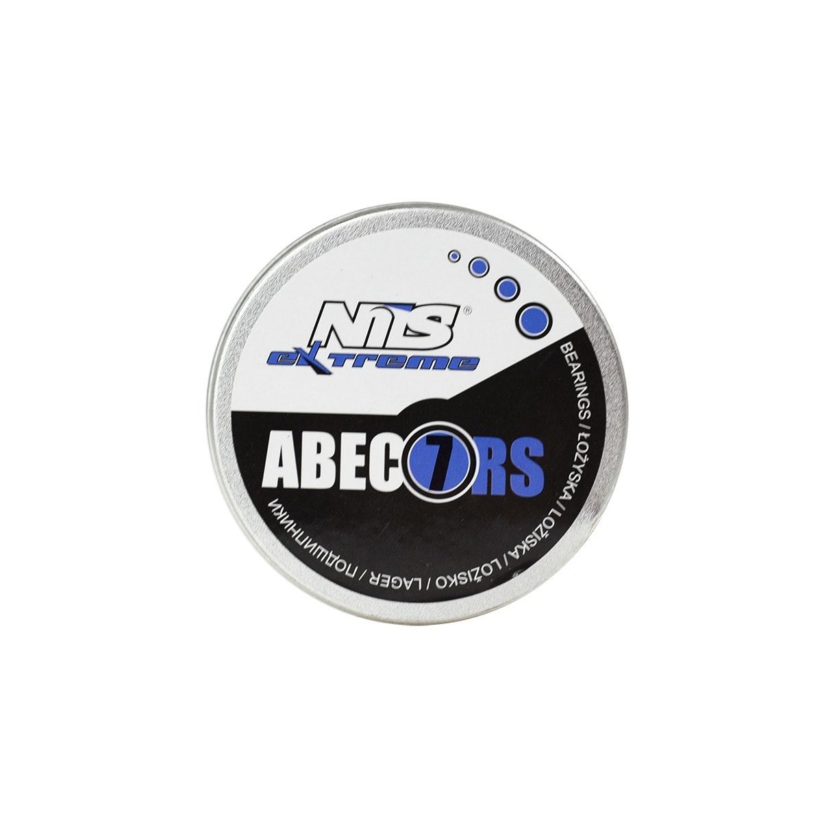Nils Extreme ABEC-7 RS Carbon bearings blue - 8 pieces for your skateboard