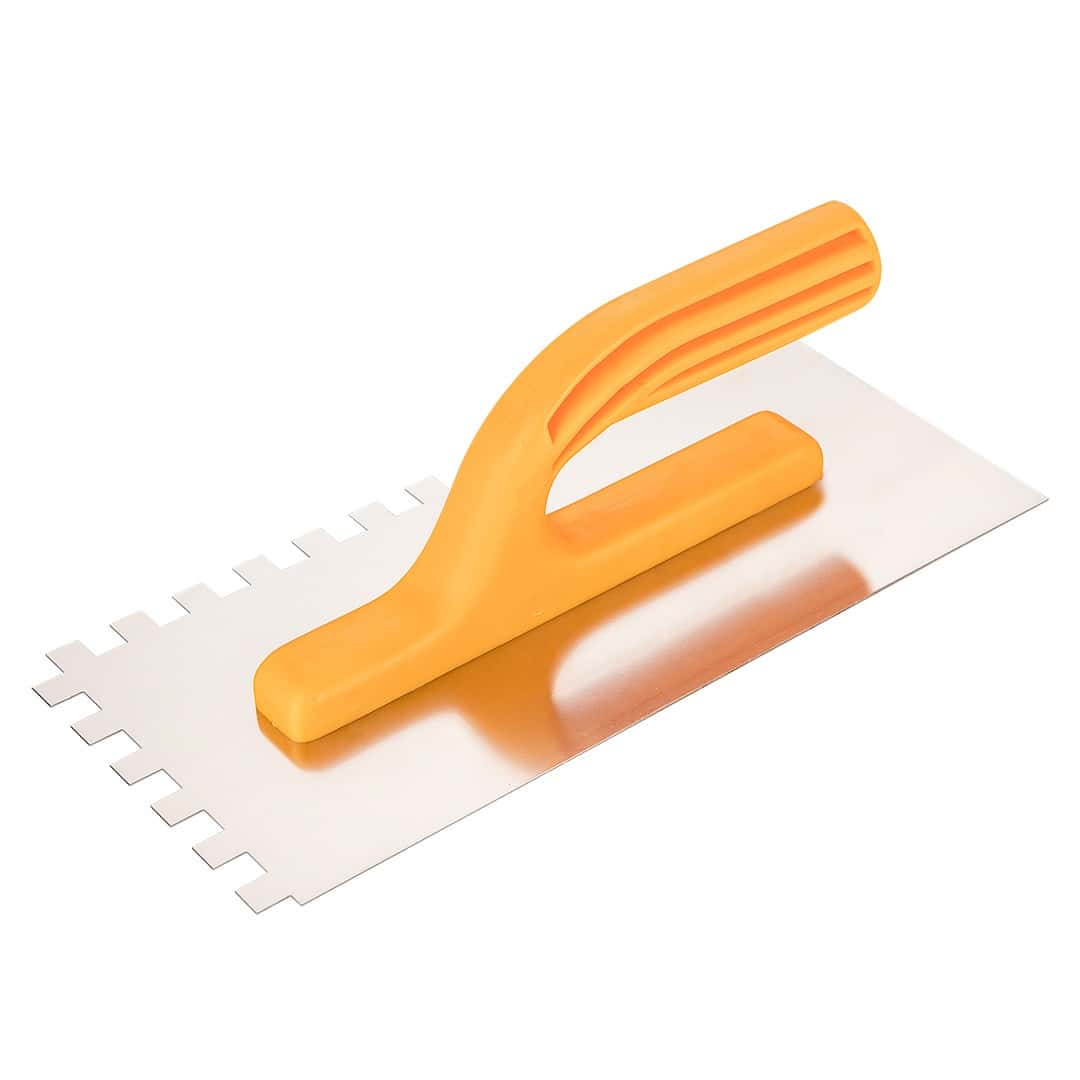 TOPEX Notched Trowel for Adhesive 10 x 10 x 10 mm, 280 x 130 mm