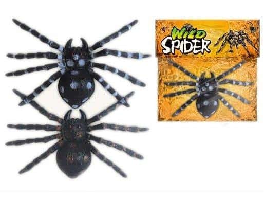 Plastic spider MIX - Halloween decoration