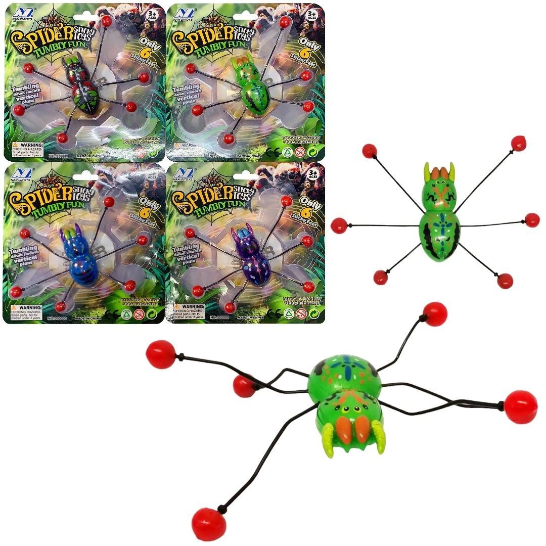 Spider Descending on Glass MIX - Anti-Stress Toy for Everyone