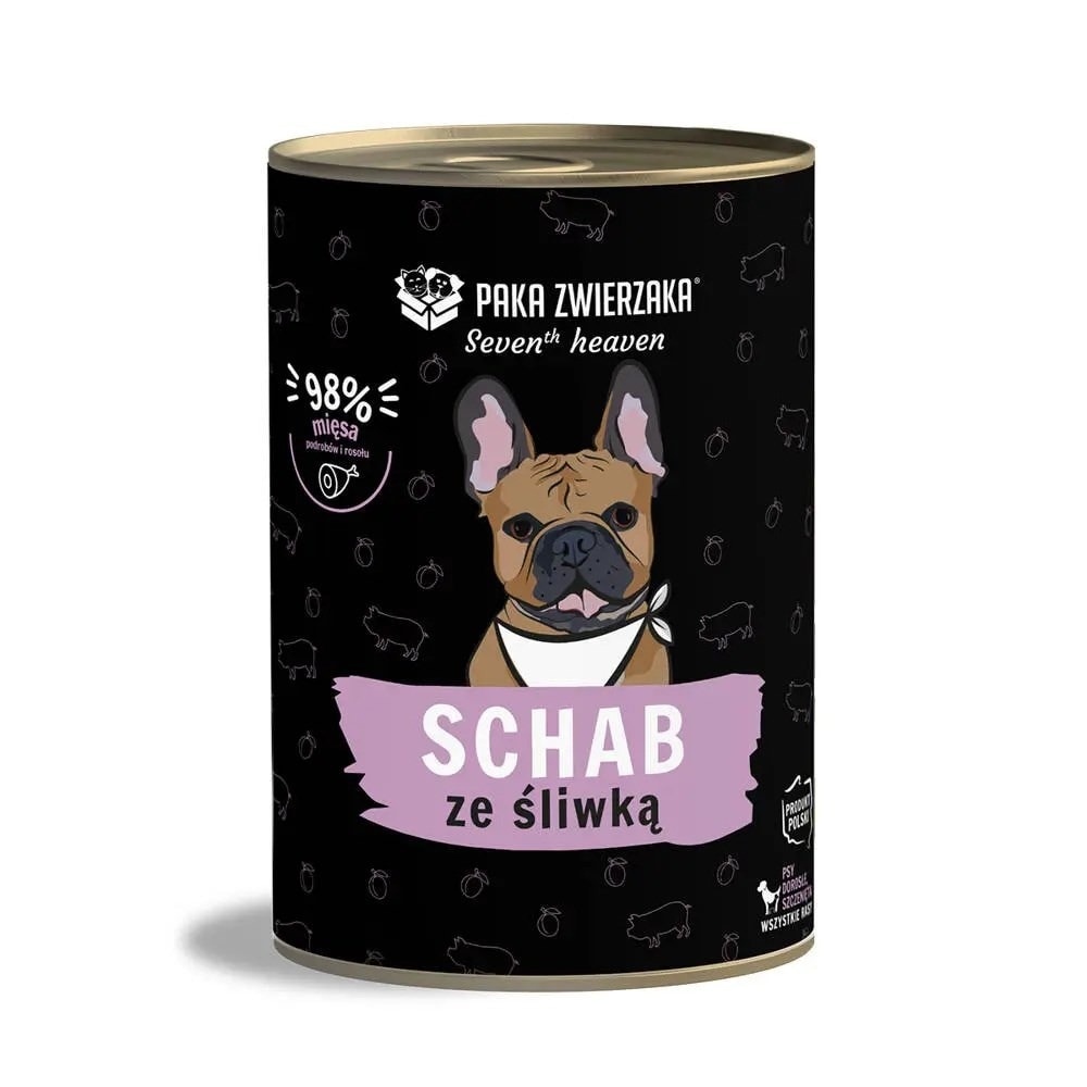 Paka Zwierzaka Pork with plum - complete meal for your dog