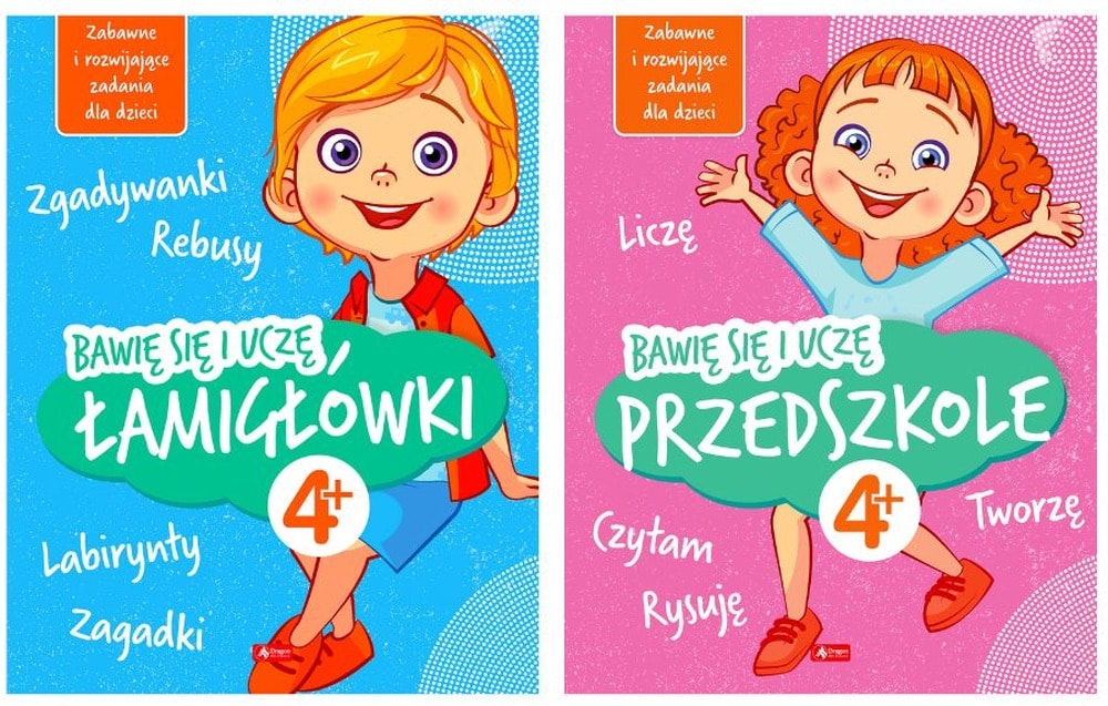 Pakiet Bawie się i uczę Łamigłówki Przedszkole