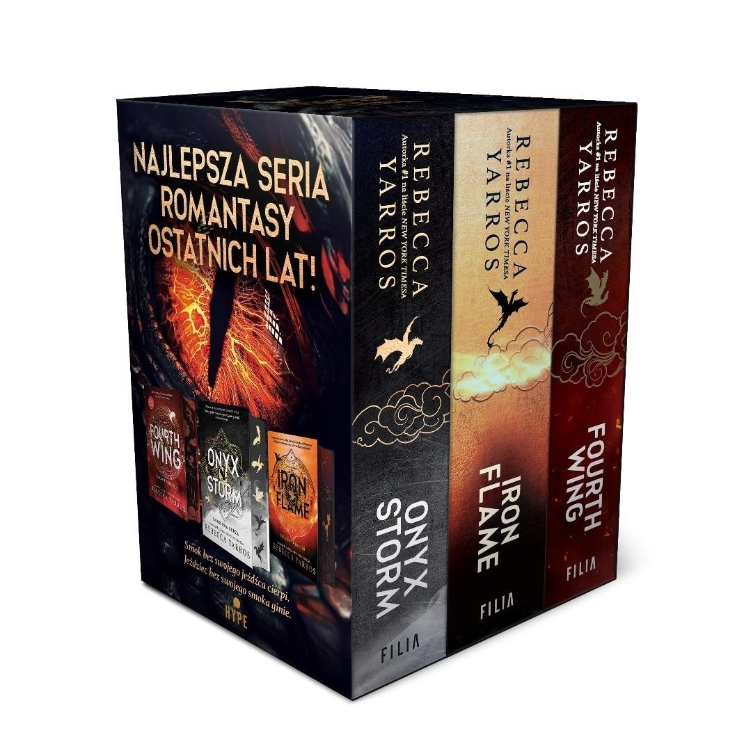 Filia Book bundle Fourth Wing, Iron Flame, Onyx Storm - Special Edition