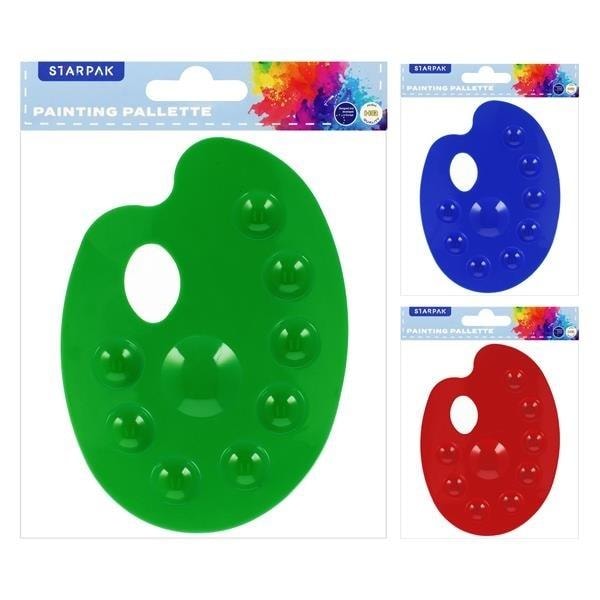 STARPAK Oval paint palette color mix for artists
