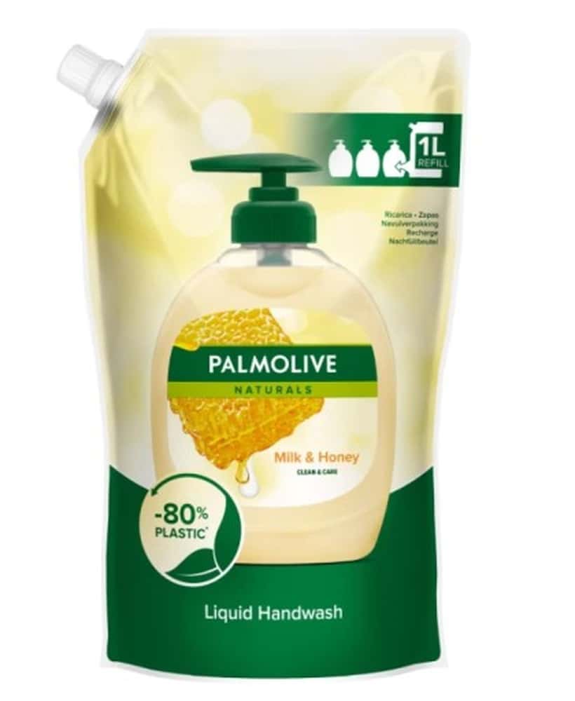 Palmolive Liquid Soap Milk and Honey - refill 1L for the whole family