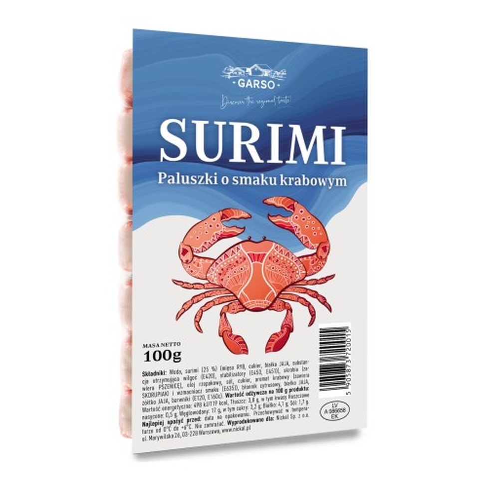 ALM Surimi Sticks Chilled Snack - delicate and tasty 250g