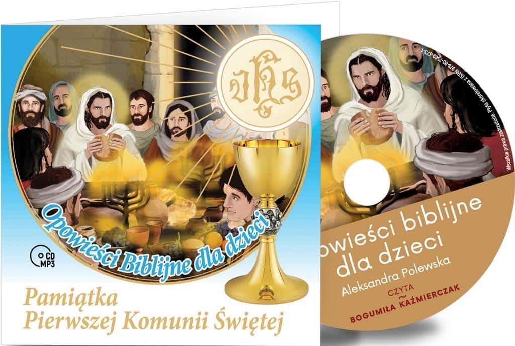 First Holy Communion Keepsake with Audiobook Bible Stories - Perfect Gift!