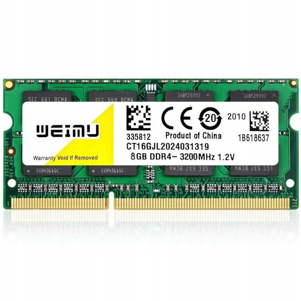 PNY 8GB DDR4 3200MHz SO-DIMM Memory - fast and reliable