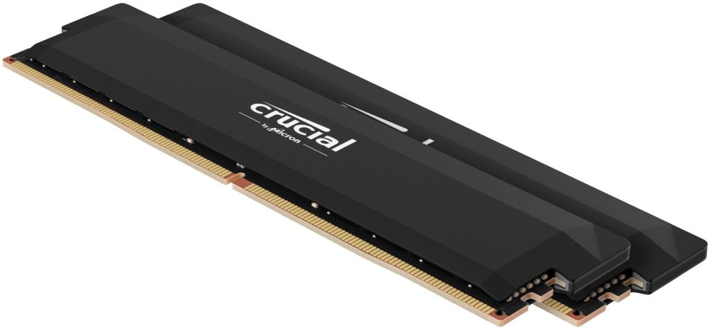 Crucial Pro DDR5 32GB PC 6400-KIT CL38 2x16GB RAM - ideal for overclocking
