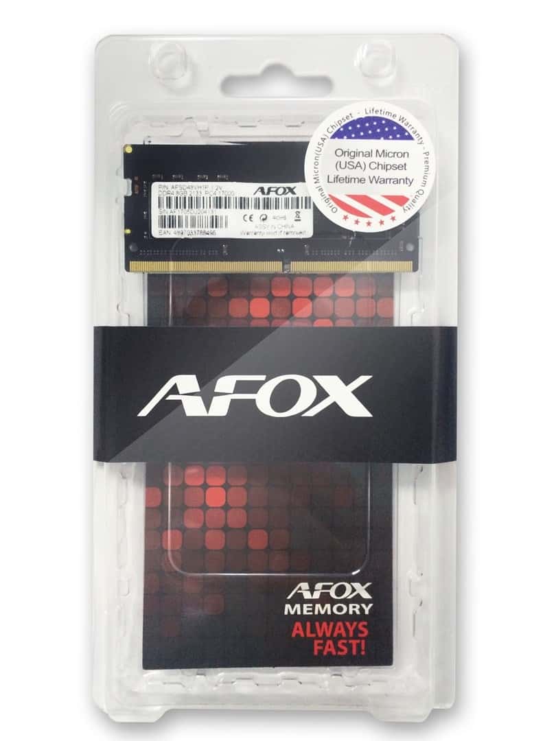 AFOX SO-DIMM DDR4 8GB 2666MHz - RAM Memory for Laptop