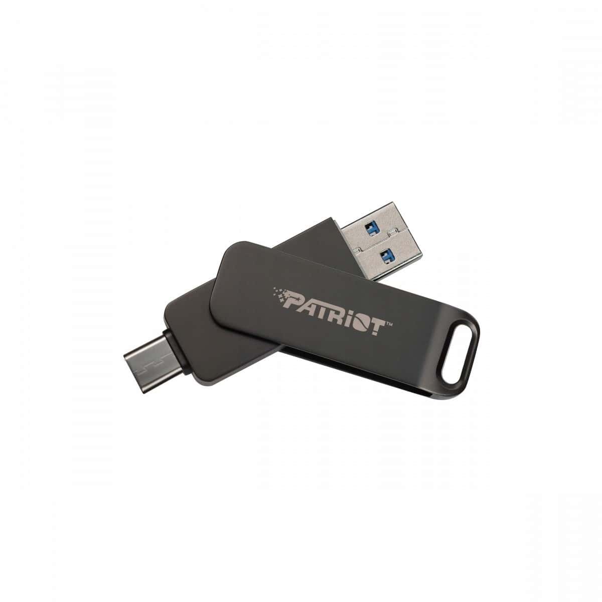 Patriot Rage R550 32GB - fast Dual USB A+C Flash Drive