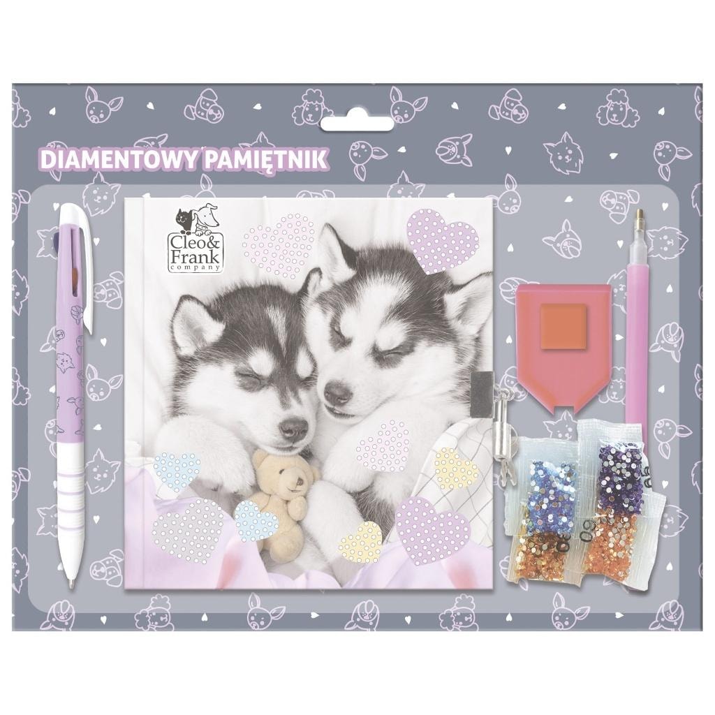 Cleo and Frank Diary with padlock and pen - perfect gift for kids