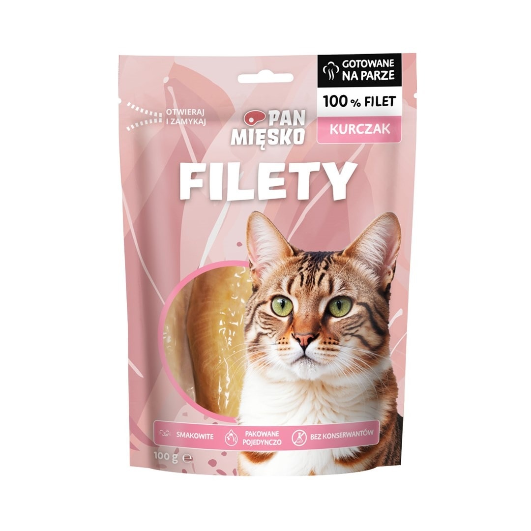 Pan Mięsko Chicken Fillets - Cat Treat 100g